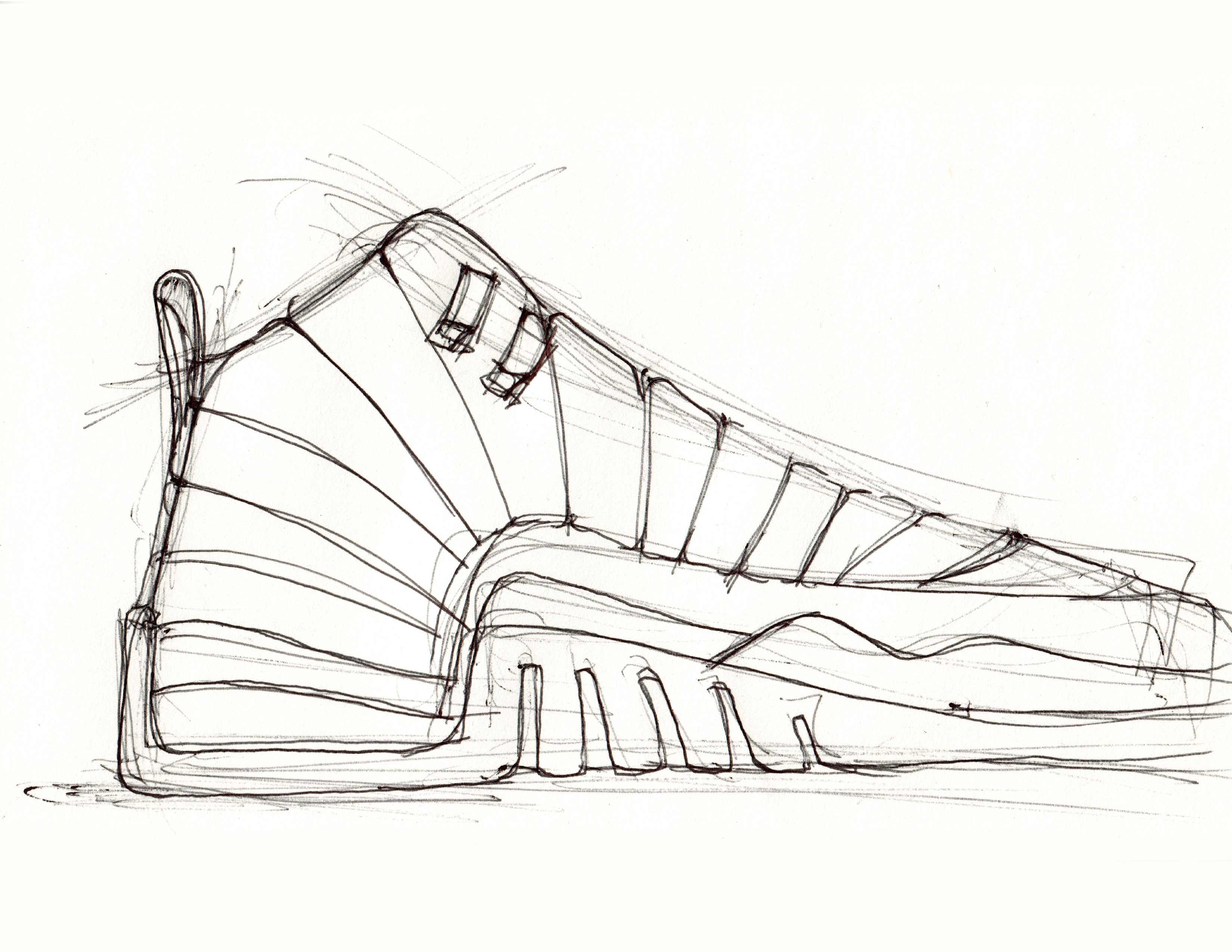 jordan 1 high sketch