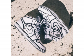 320x213 These Comic Book Inspired Sneakers Will Make You Look Twice - Jordan 1 Sketch