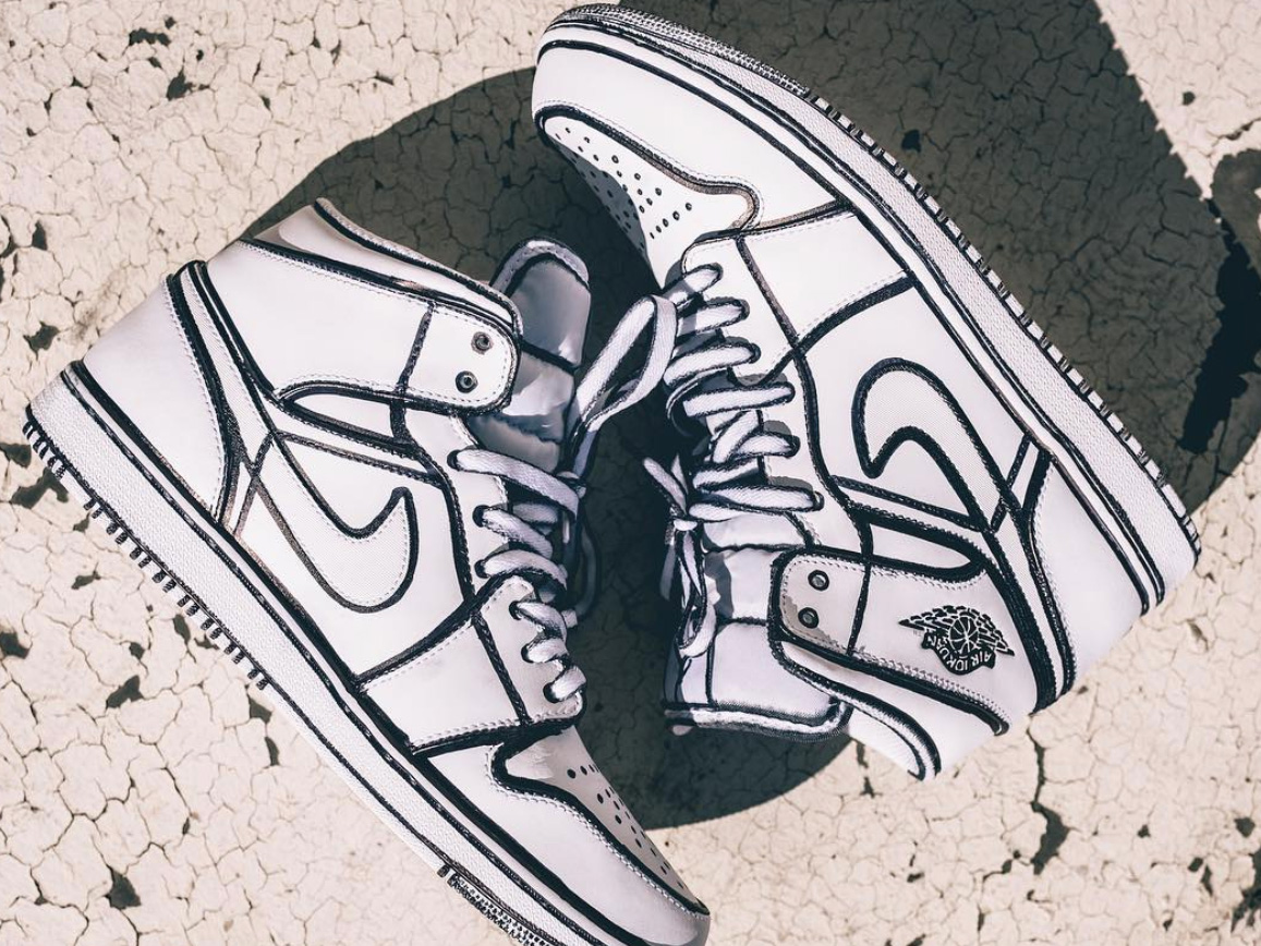 jordan 1 high sketch