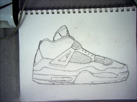 480x360 How To Draw Jordan 4 - Jordan 11 Sketch