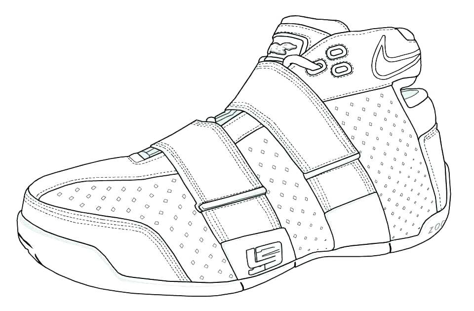 960x630 Jordan 7 Coloring Pages 2406765 - Jordan 7 Sketch