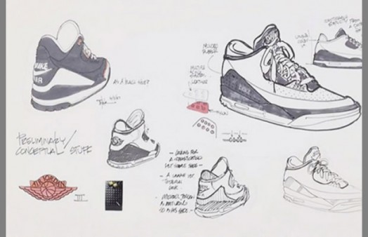 524x338 Complex 25 Must See Design Sketches Of Your Favorite Sneakers - Jordan Shoe Sketch
