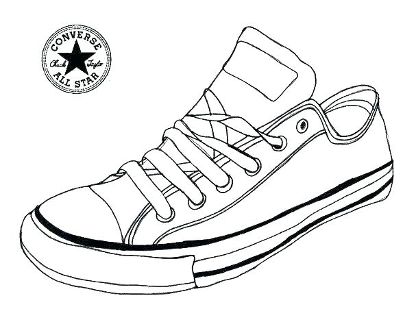 Jordan Shoe Sketch at PaintingValley.com | Explore collection of Jordan ...