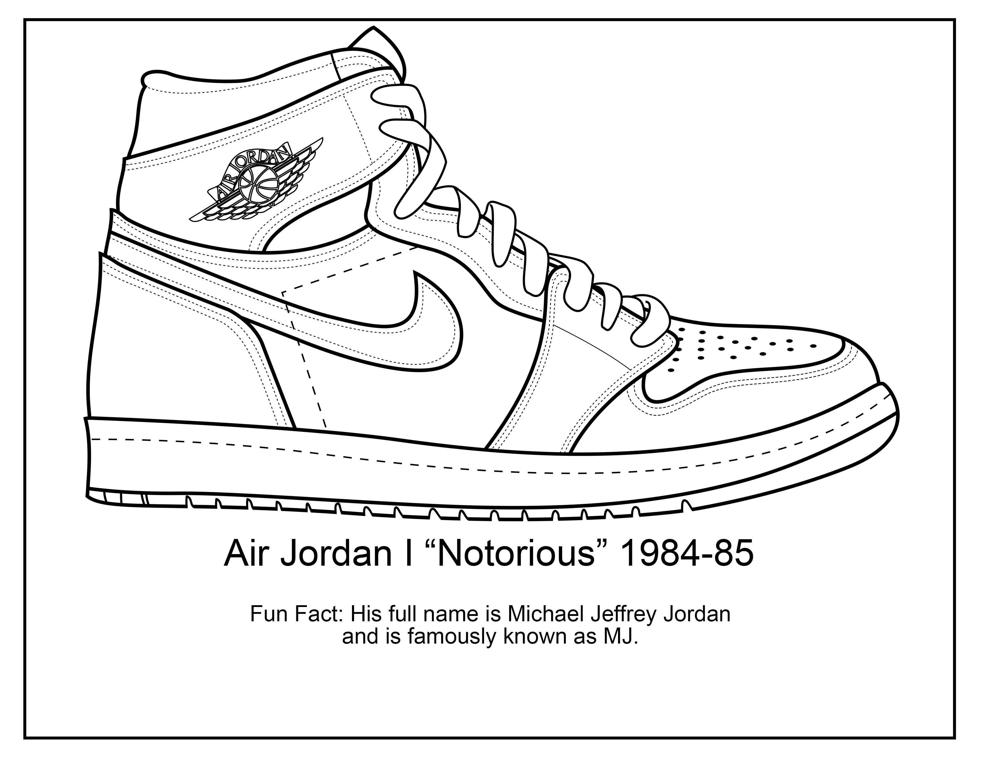 Jordan Shoe Sketch At Explore Collection Of Jordan