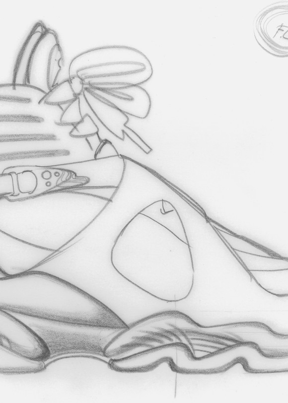 580x809 Air Jordan 8 Retro Amp Og Collection. - Jordan Sketch