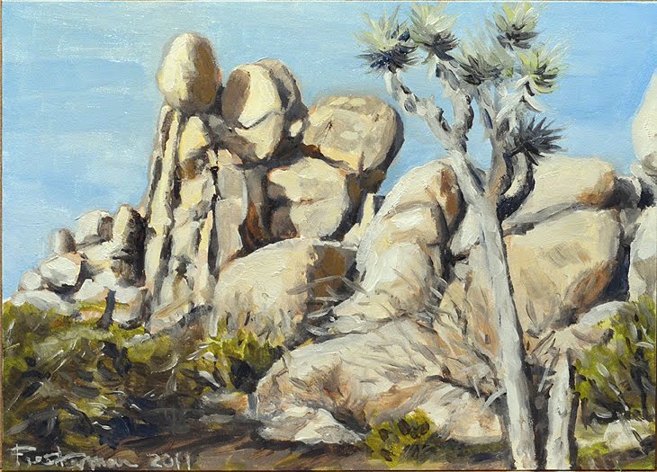 730x525 William Fiesterman One Painting Or Drawing Per Day Joshua Tree - Joshua Tree Sketch