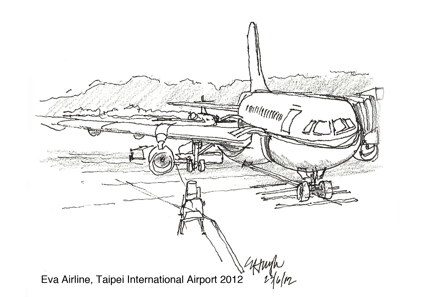 1698x1200 My Personal Fascination Of Sketching Airplanes - Journey Sketch