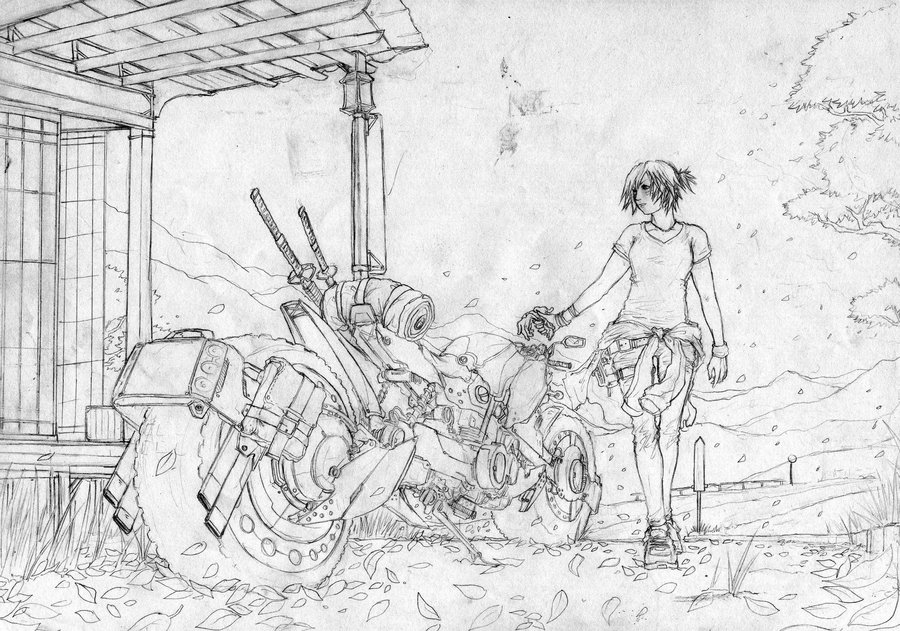 900x631 Preparing For A Journey Sketch By Sxeven - Journey Sketch