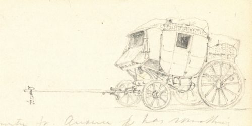 500x250 Sketches From A Journey Across Europe In 1817 Wellcome Library - Journey Sketch