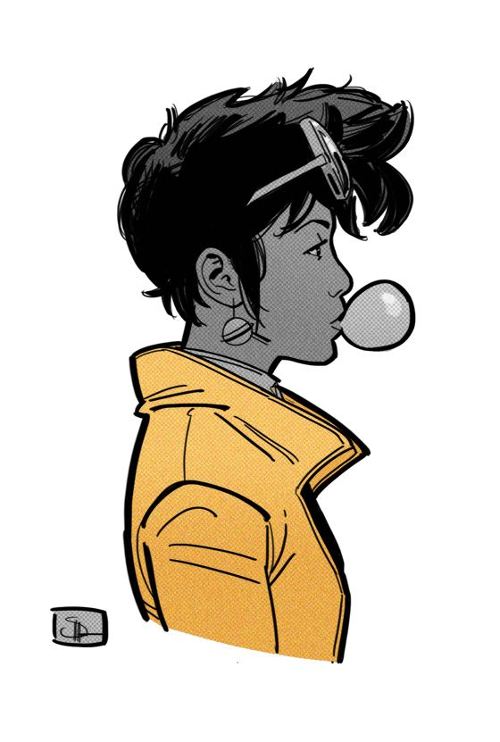 560x831 Docshaner Late Night Jubilee Sketch. Remember The 90s X Men - Jubilee Sketch