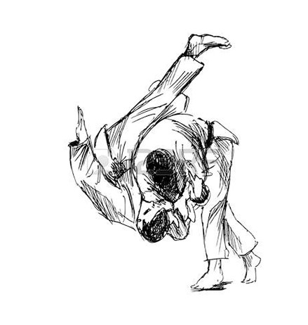 439x462 What Is Judo Judo Victoria - Judo Sketch