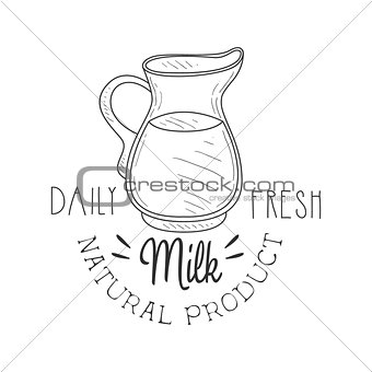 340x340 Image 7225135 Natural Product Fresh Milk Product Promo Sign In - Jug Sketch