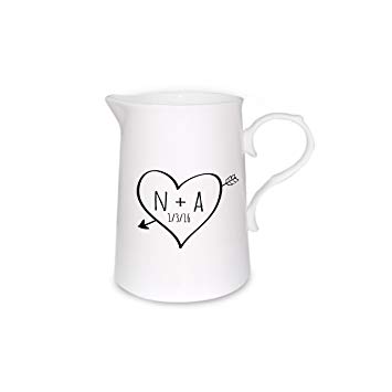 355x355 Sketch Heart Farmhouse Jug - Jug Sketch