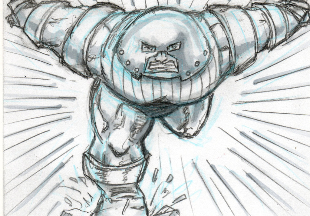 1024x713 Juggernaut Sketch Card By Thebreeze - Juggernaut Sketch