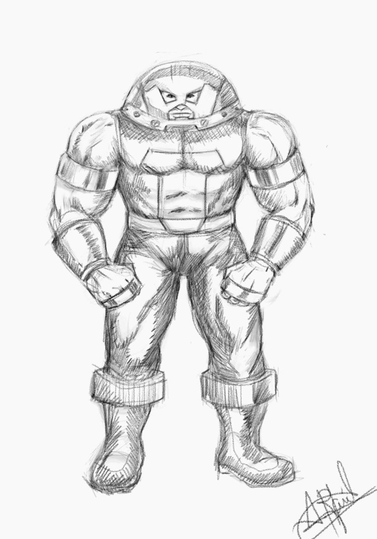 748x1069 Juggernaut Sketch By Ruberboy - Juggernaut Sketch