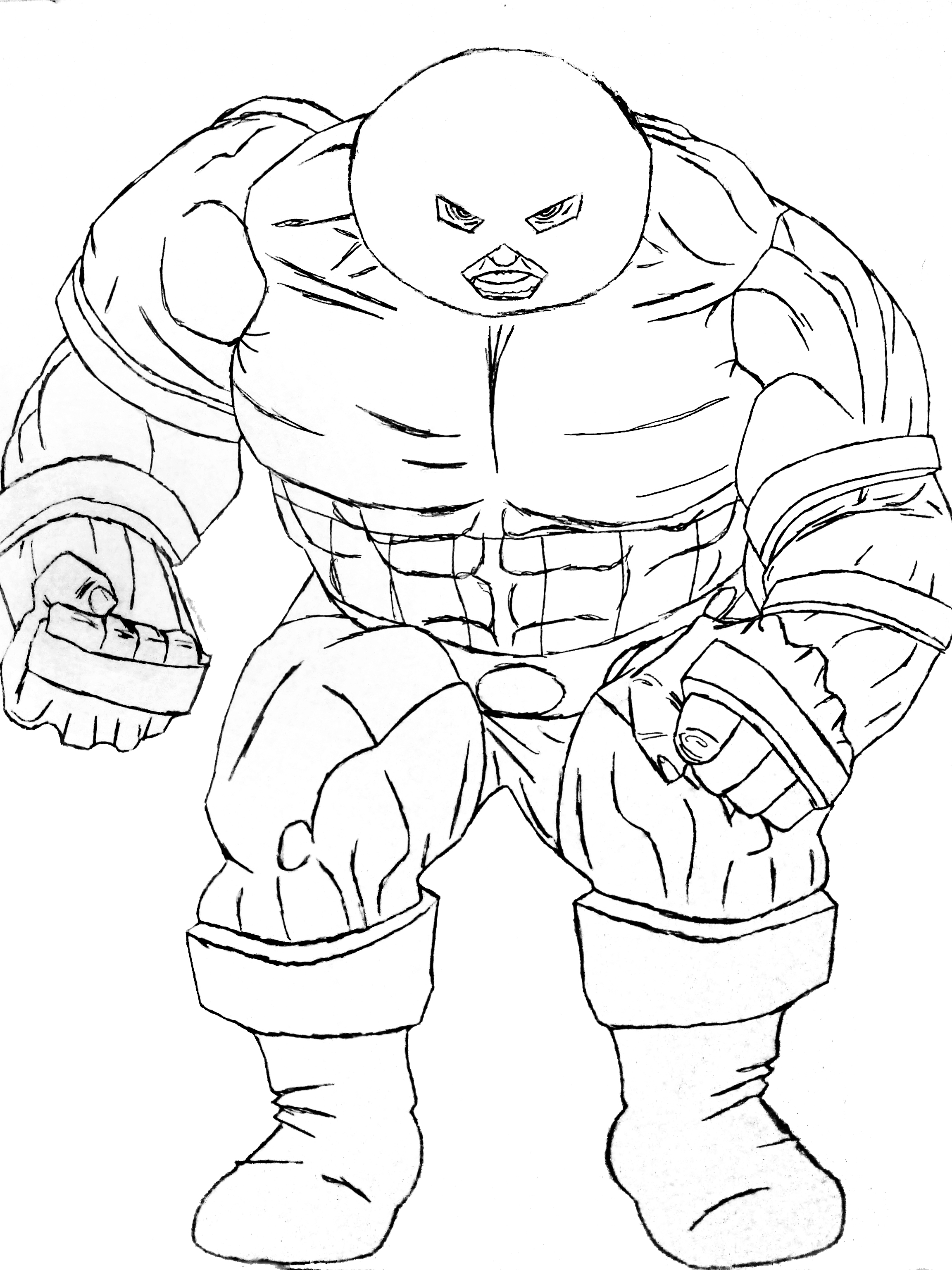 2304x3072 Juggernaut Sketch Drew Weibel - Juggernaut Sketch