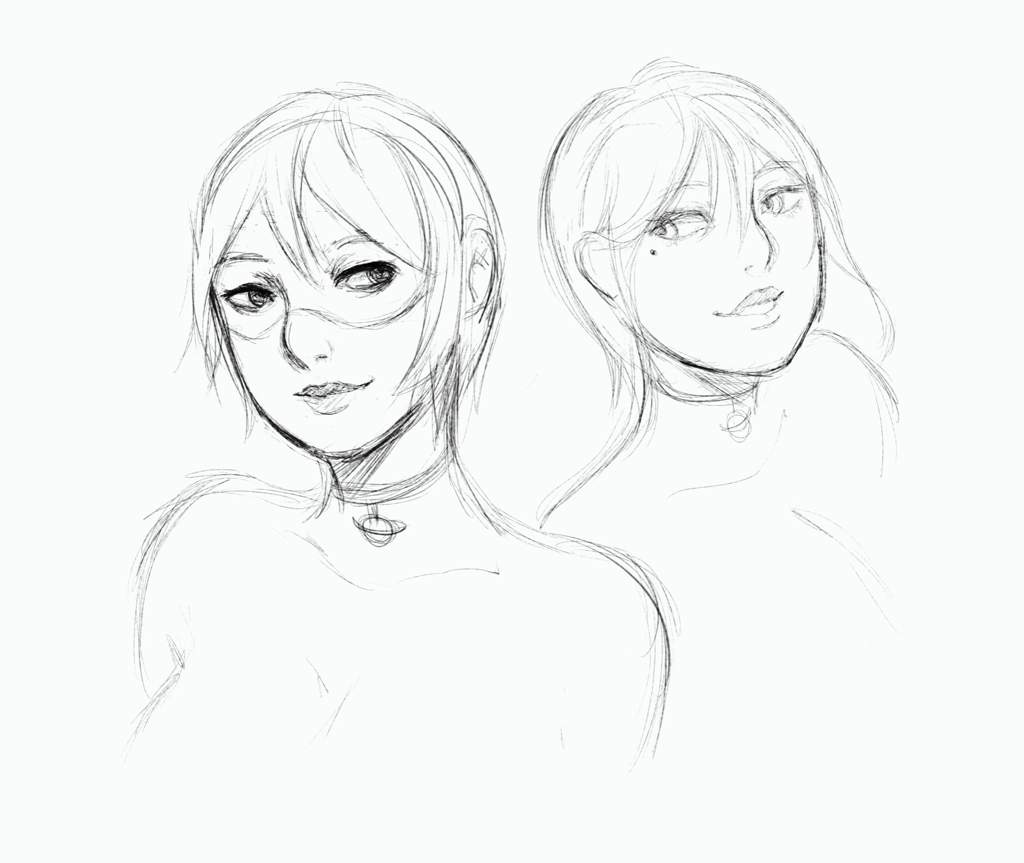 1024x863 Quick Sketch Of My Ocs Juliet And Maya Yuri Manga Amp Anime Amino - Juliet Sketch