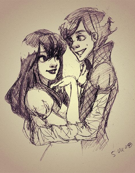 470x600 Romeo Juliet Sketch - Juliet Sketch