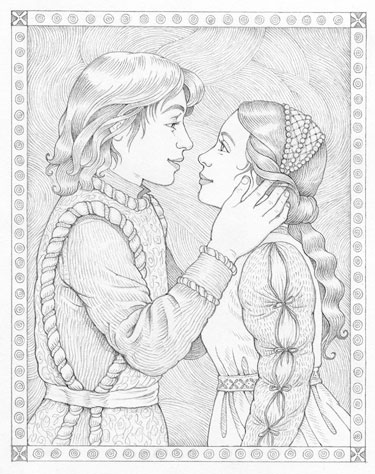 375x474 Busy Drawing Illustration Blog Romeo And Juliet (And Process) - Juliet Sketch