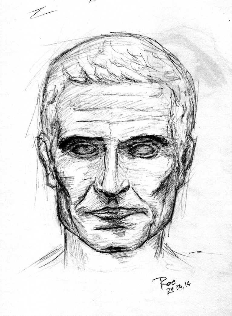 767x1042 Julius Caesar - Julius Caesar Sketch