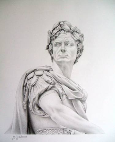 375x463 Julius Caesar Drawing By Liman Gjakova Saatchi Art - Julius Caesar Sketch