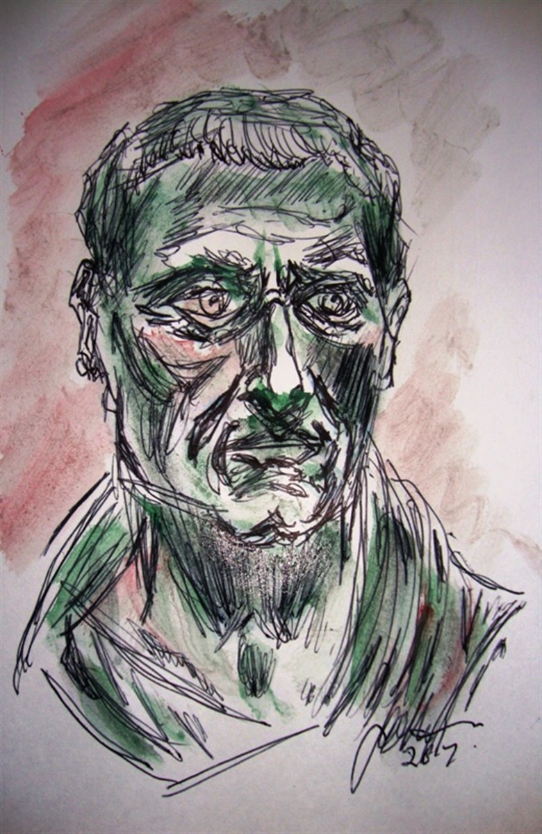 780x1200 Julius Caesar Sketch.. By Jim Morris - Julius Caesar Sketch