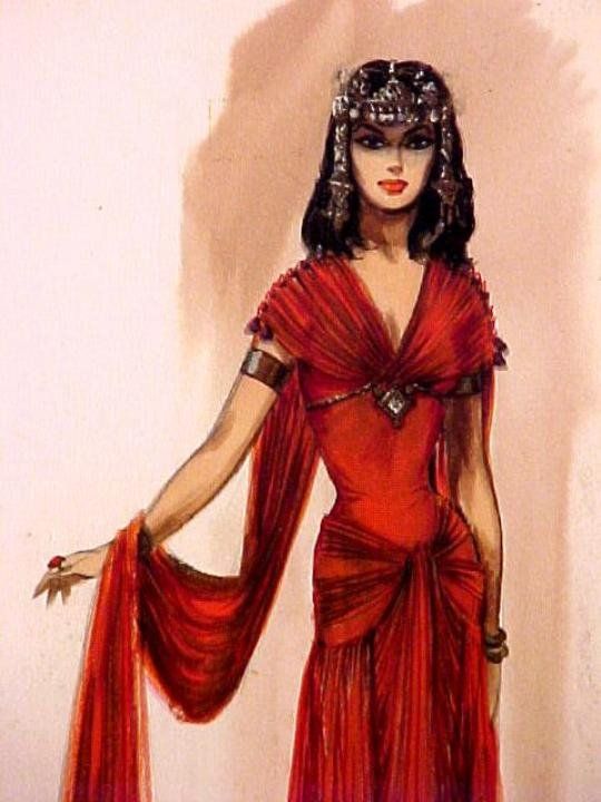 540x720 Original Hollywood Costume Design Sketch Julius Caesar 1953 - Julius Caesar Sketch