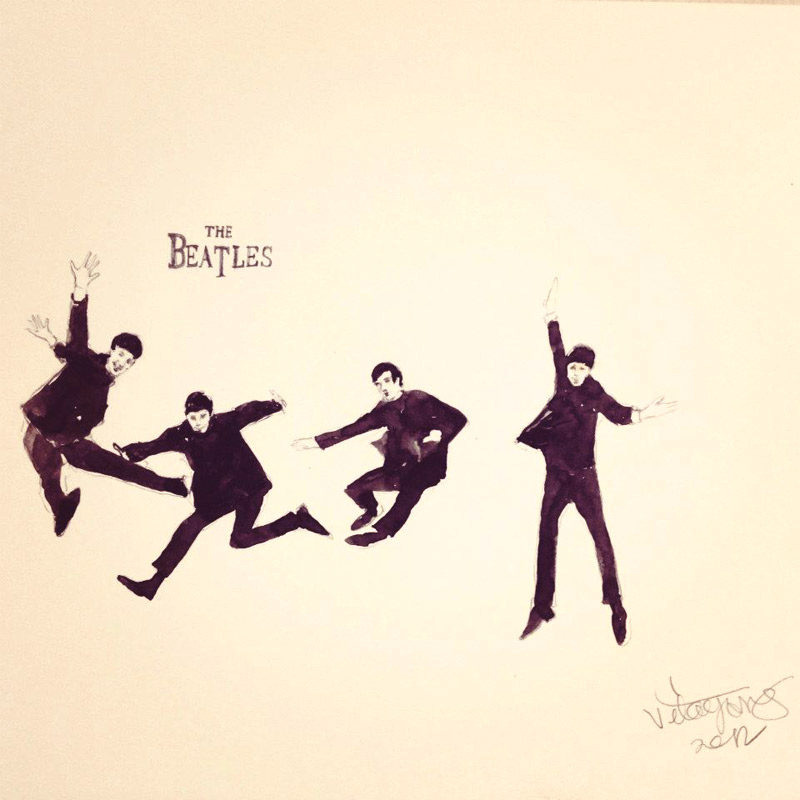 800x800 The Beatles Jump - Jump Sketch
