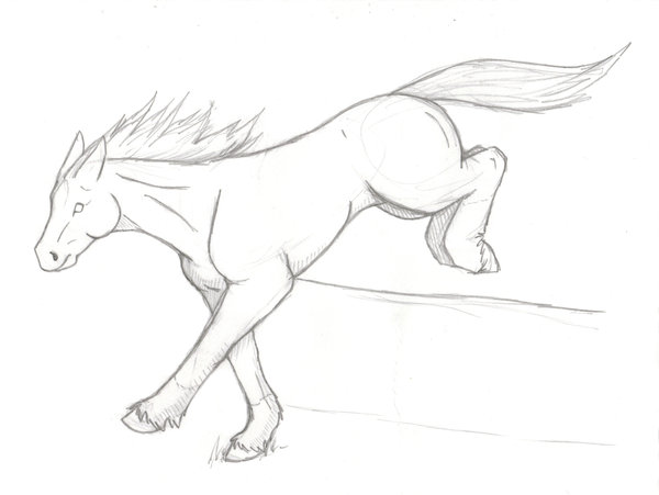 600x451 Jumper Sketch By Skywolf55 - Jumper Sketch