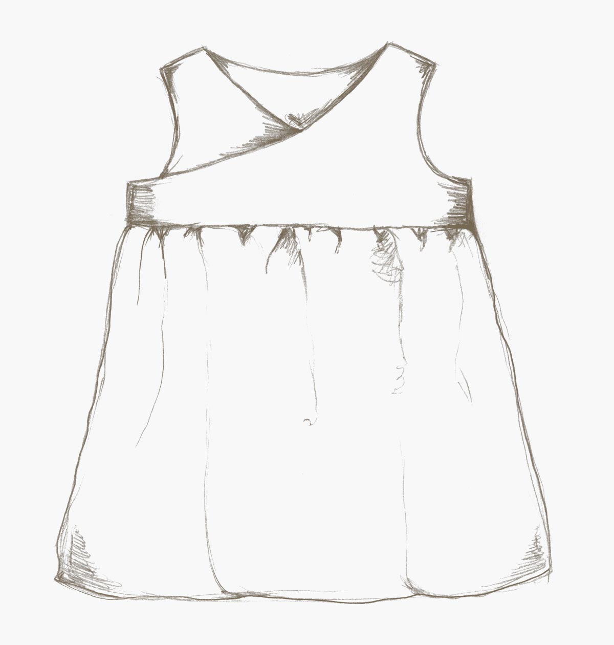 1200x1260 The Lila Dress And Jumpsuit By Compagnie M. Ft. Lily Amp Woody - Jumpsuit Sketch