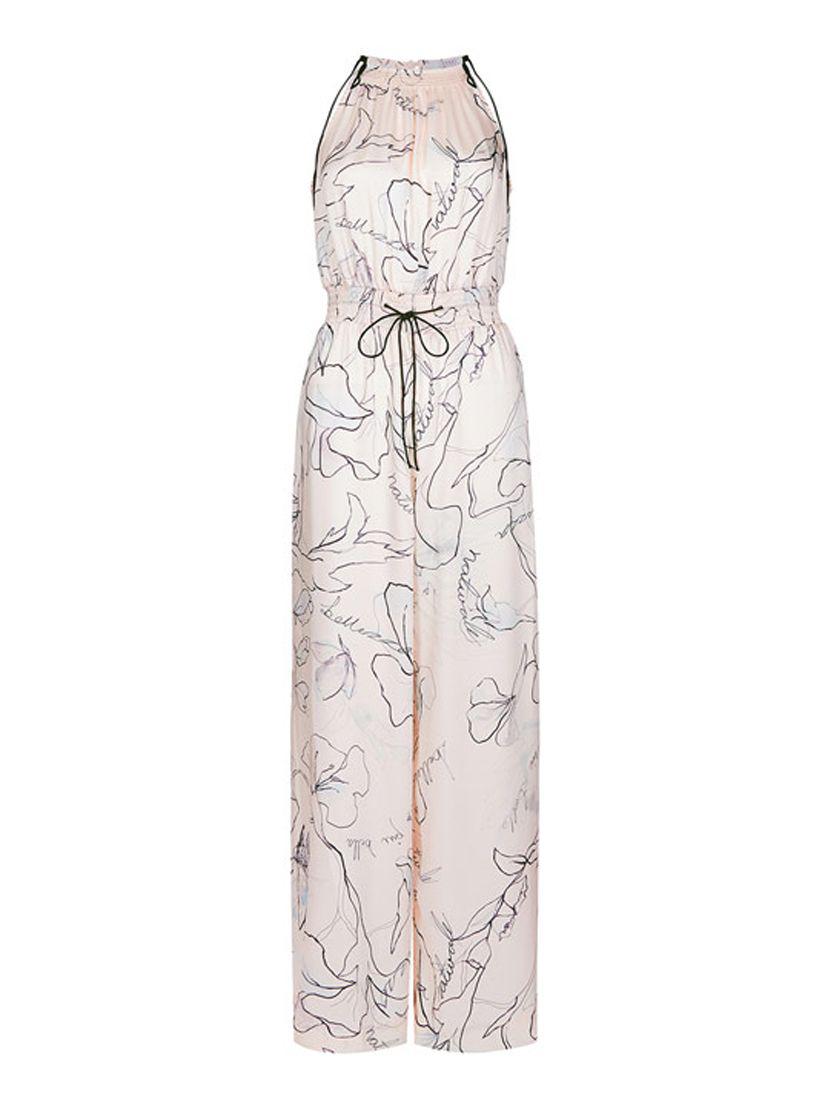 825x1100 Coast Rosa Floral Sketch Halterneck Jumpsuit - Jumpsuit Sketch