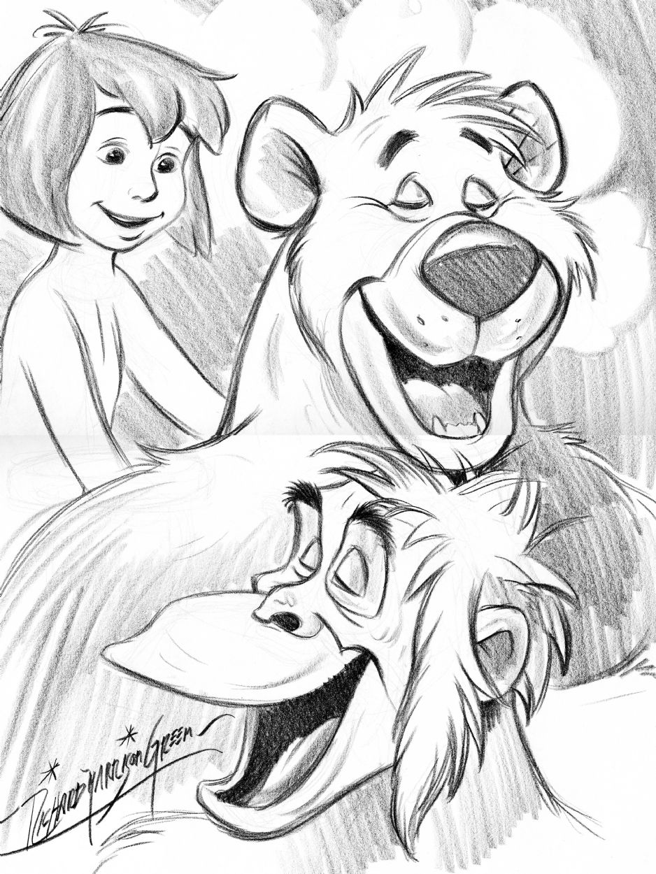 938x1250 The Jungle Book Sketch - Jungle Book Sketch
