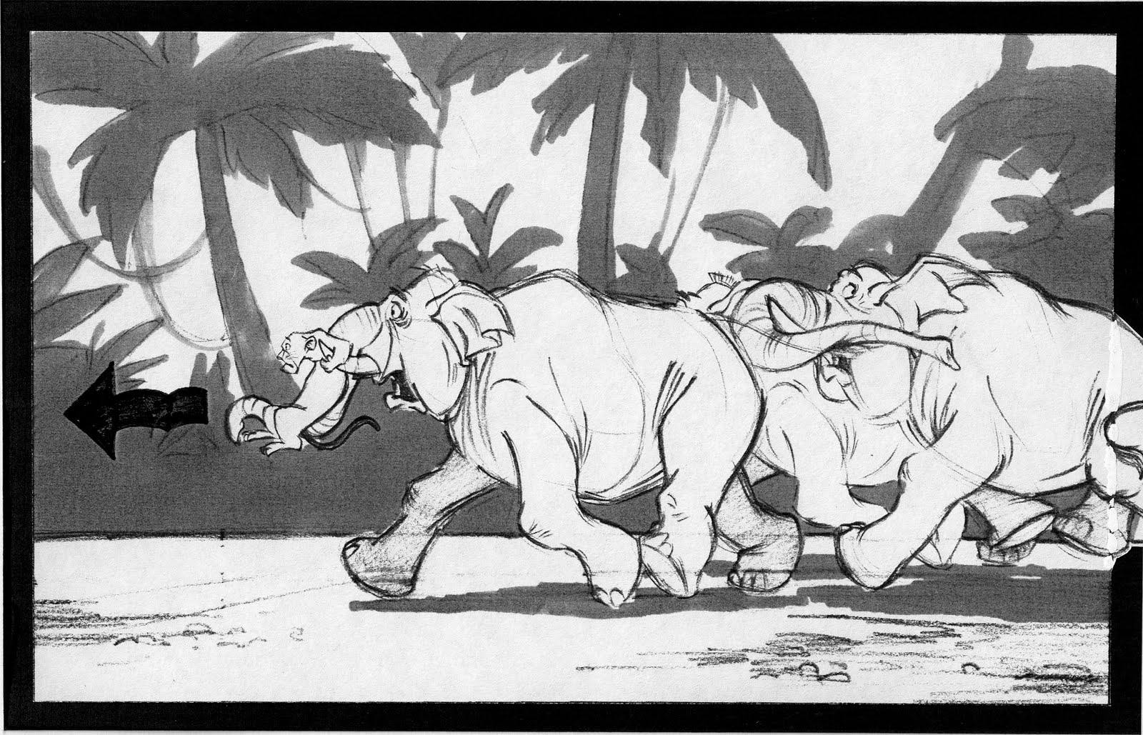 1600x1029 Art Of Adrian Thatcher Blog Story Sketch Jungle Book Ii - Jungle Book Sketch