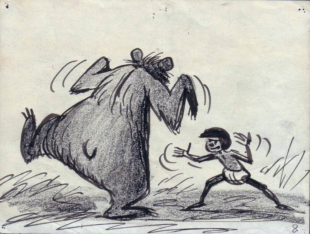1061x800 Disney - Jungle Book Sketch