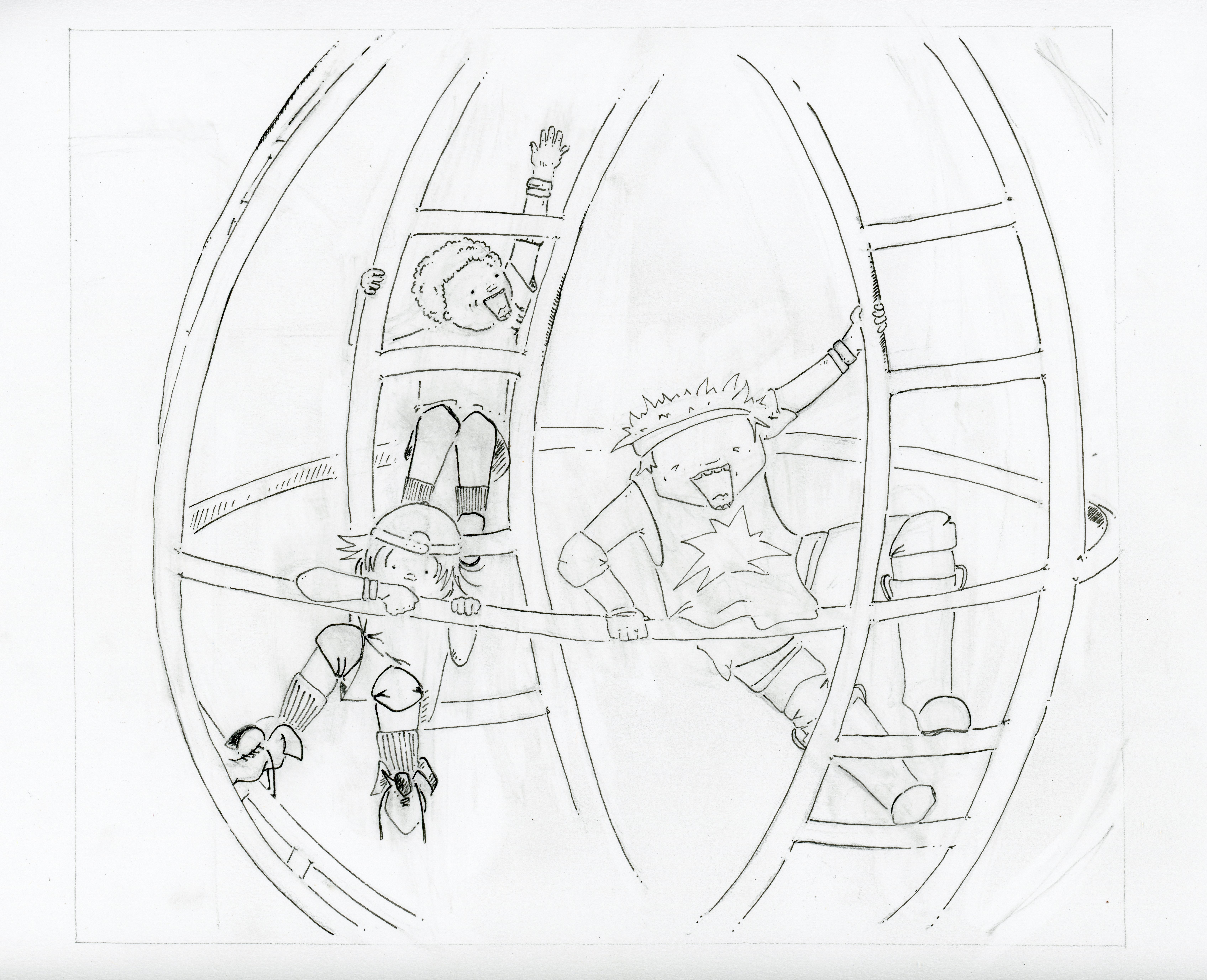 6782x5505 Sketching Through Tough Scenes - Jungle Scene Sketch