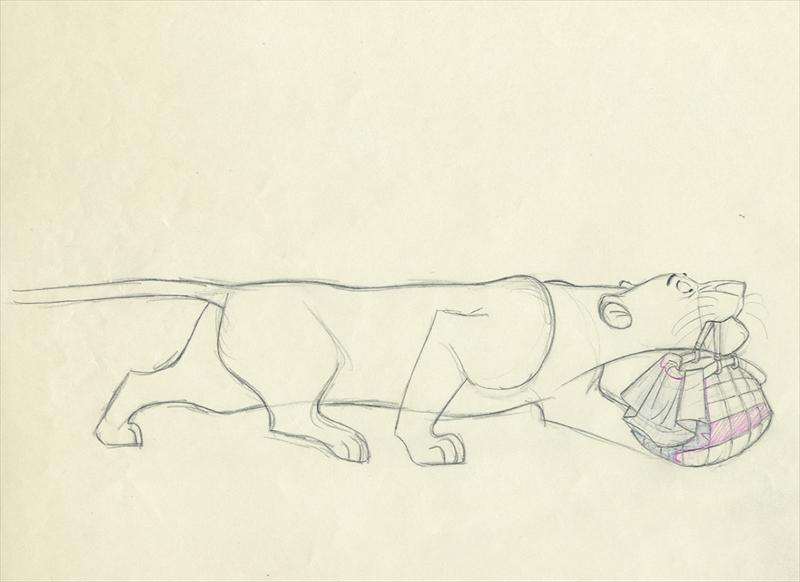 800x582 Disney The Jungle Book Ollie Johnston - Jungle Scene Sketch