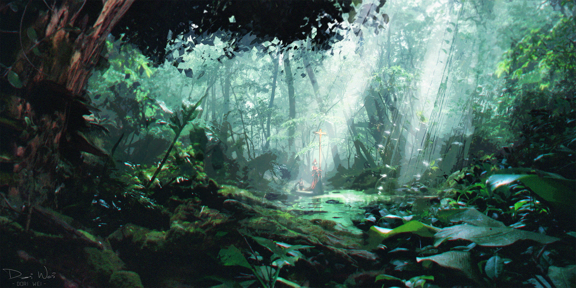 1920x960 Dori Wei - Jungle Sketch