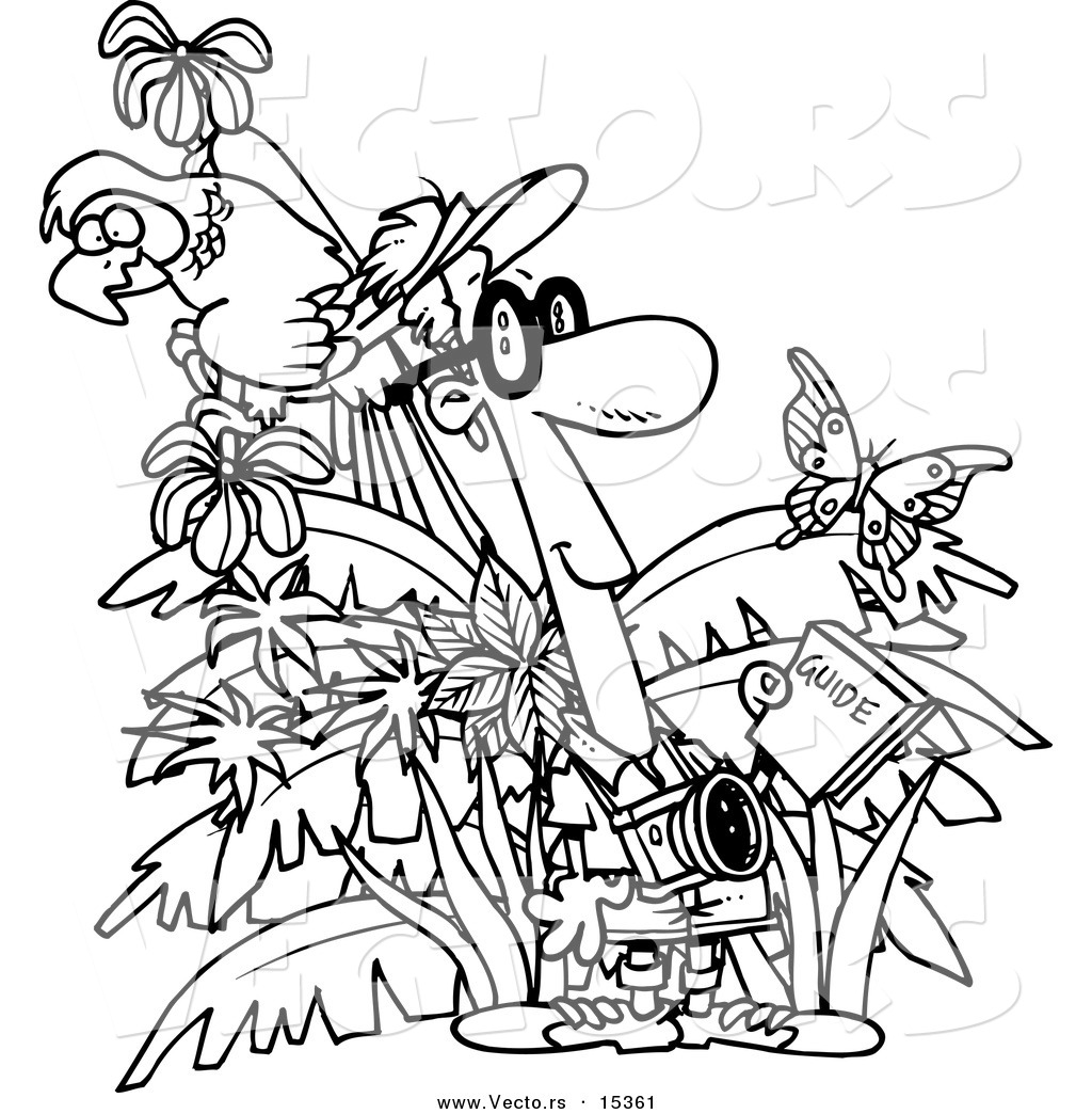 1024x1044 Jungle Vine Coloring Pages Coloring Pages - Jungle Sketch For Kids