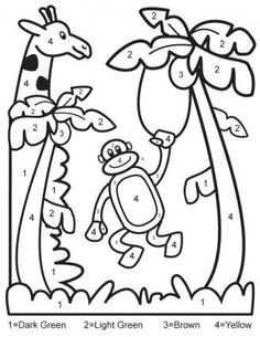 236x305 Safari Coloring Pages How To Draw A Rainforest Step 6 Jungle - Jungle Sketch For Kids