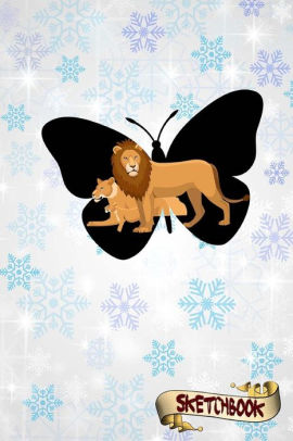 270x406 Sketchbook Lion, Lioness, King Of Jungle, Journal, Drawing Sketch - Jungle Sketch For Kids