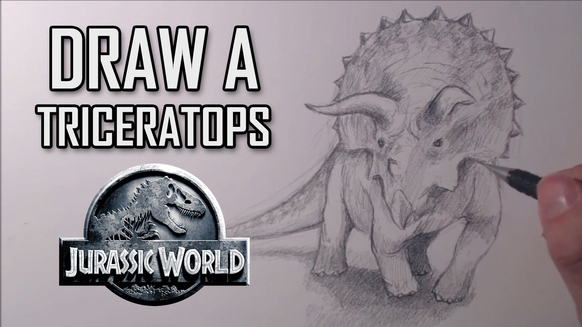 Drawing Triceratops Jurassic World