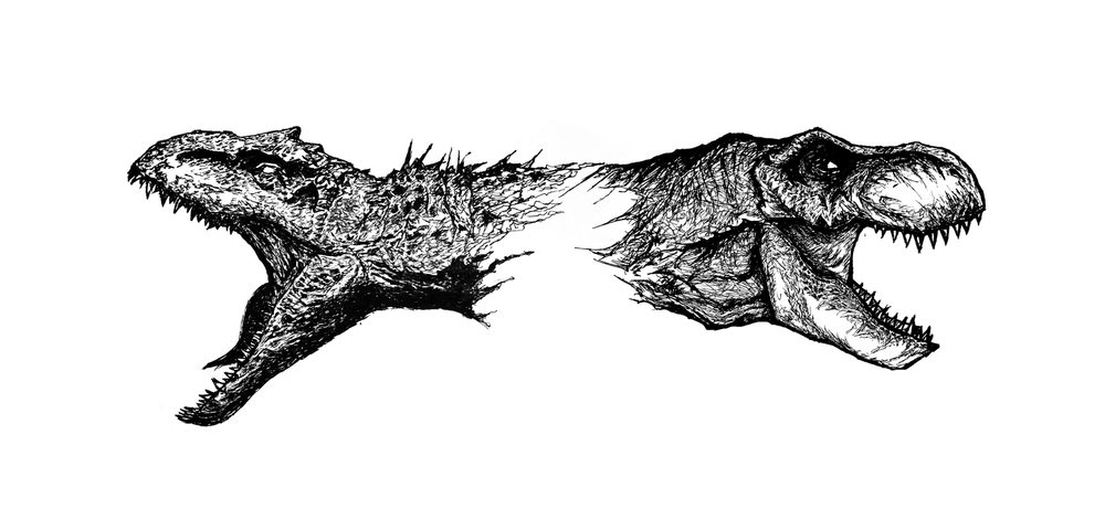 1000x480 Jurassic World Maaz Ali Khan - Jurassic World Sketch