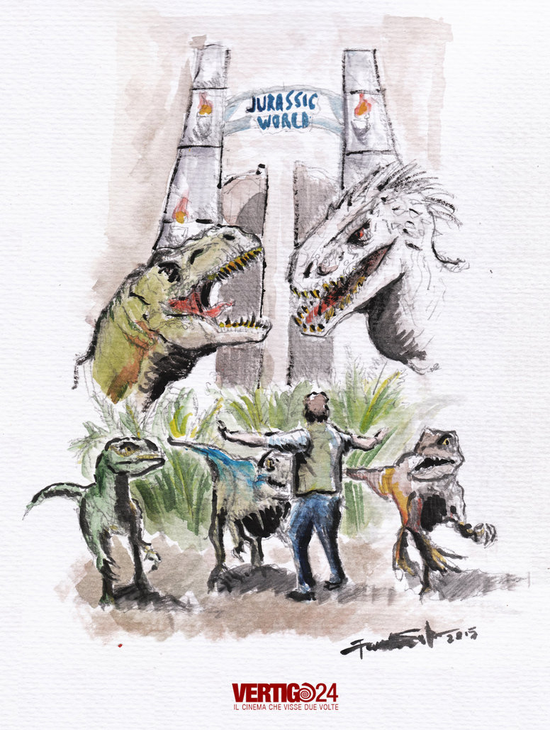 776x1029 Sketch Weekly For Vertigo24 - Jurassic World Sketch