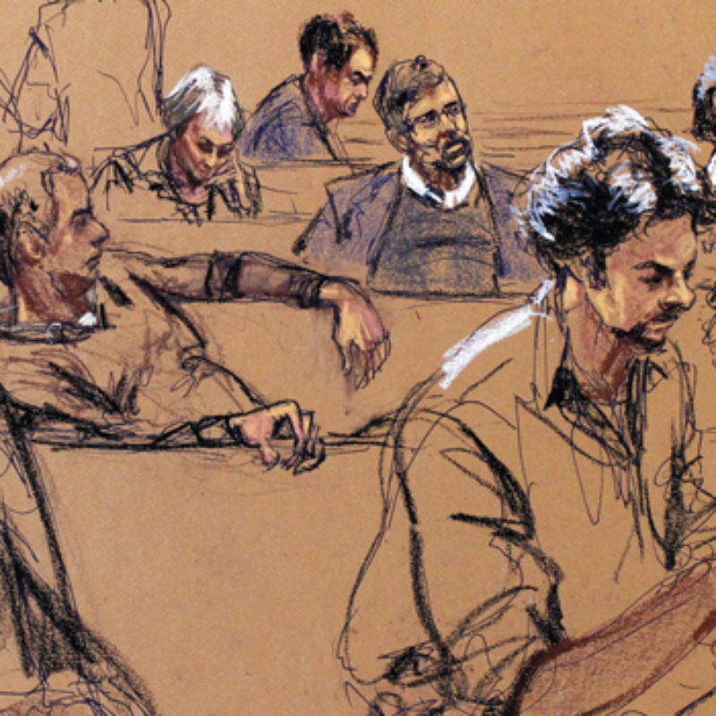 800x800 Trial Amp Image Courtroom Artists Capture The Colors And Gestures - Jury Sketch
