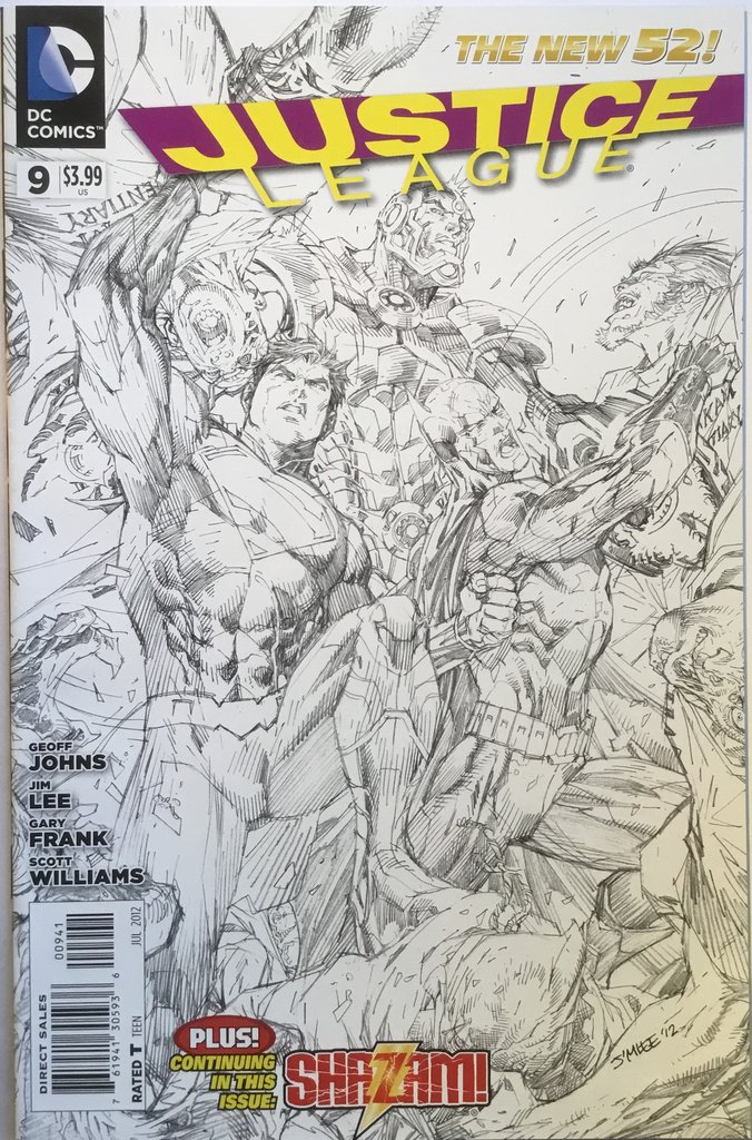 676x1024 Justice League (The New 52) - Justice League Sketch
