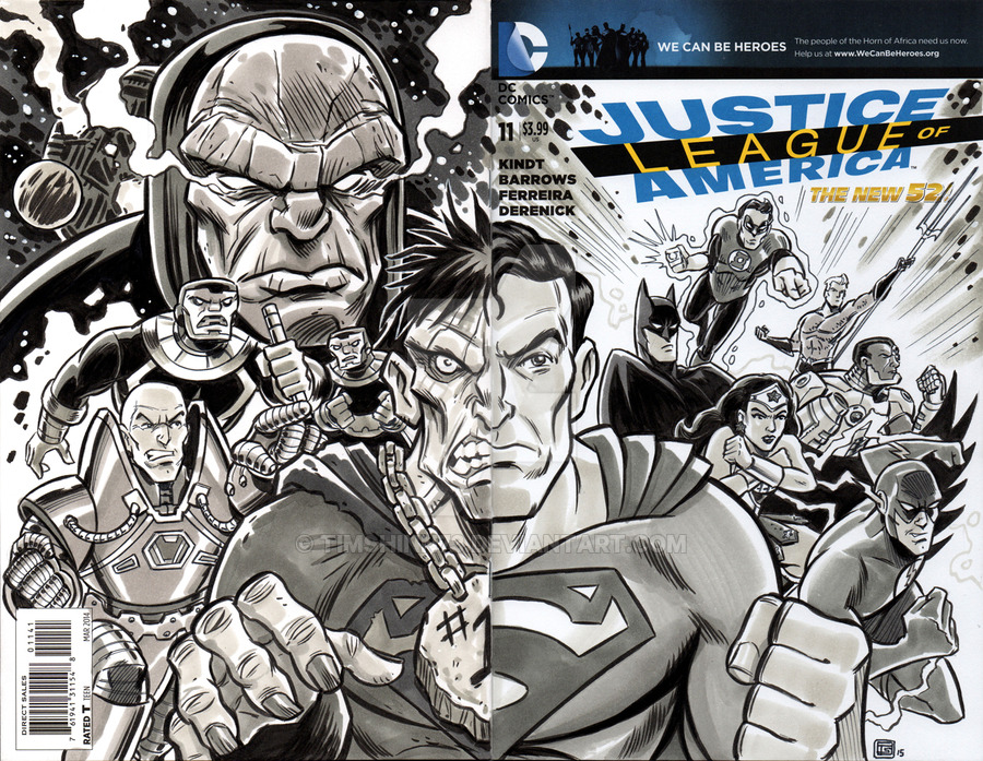 900x697 Justice League Sketch Cover By Timshinn73 - Justice League Sketch