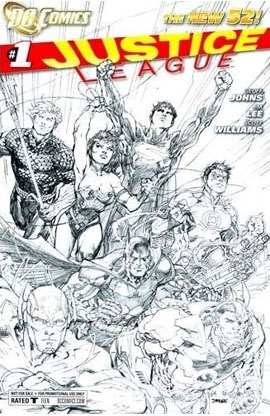 270x416 Rare Comics - Justice League Sketch