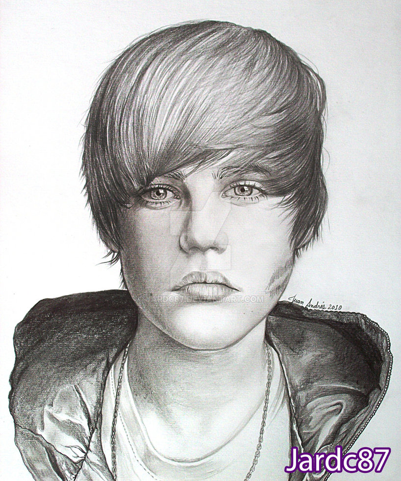 817x979 Justin Bieber Drawing By Jardc87 - Justin Bieber Sketch
