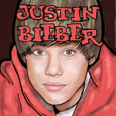 400x400 How To Draw Justin Bieber Step By Step With Drawing Tutorial - Justin Bieber Sketch