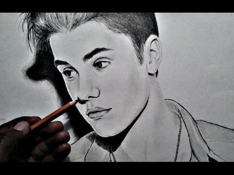 480x360 How To Draw Justin Bieber (With Pencils) - Justin Sketch